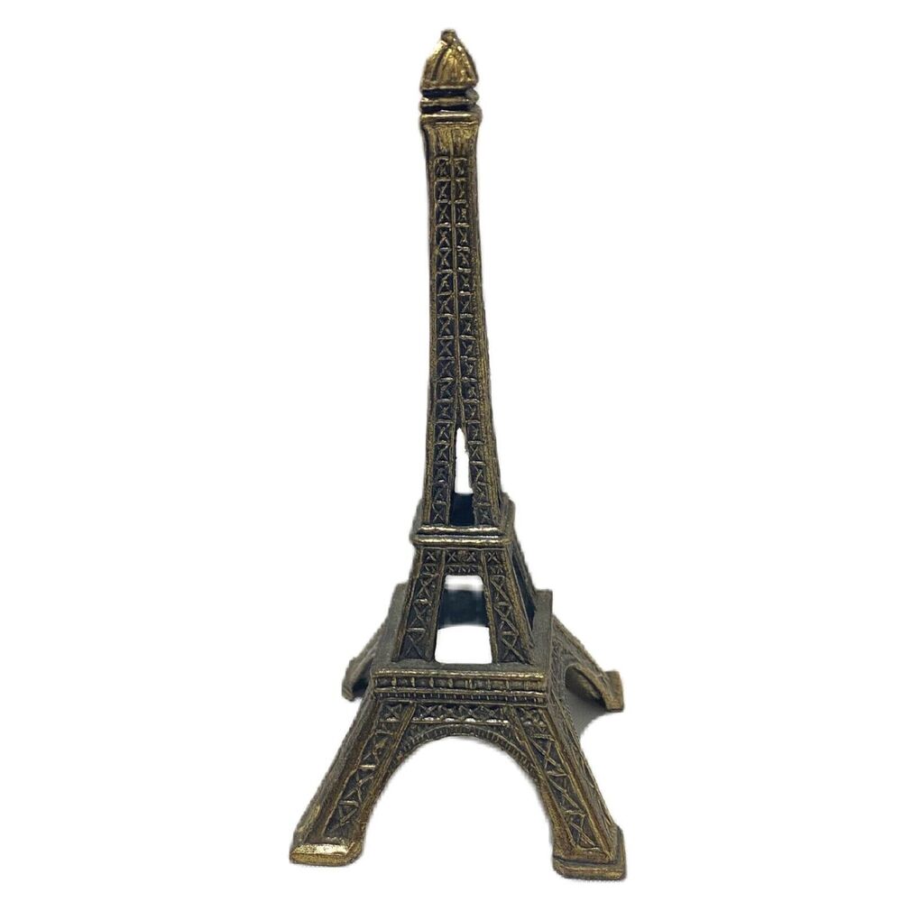 Paris Eiffel Tower Metal Mini Model Classic European Style Home Decor 5 X 2.5 In